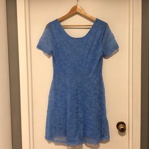 Forever 21 light blue lace dress
